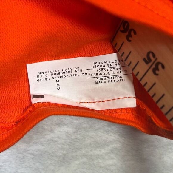 Auburn Tigers college long sleeve Russell Athletic Orange T-shirt Men Medium NWT - Picture 5 of 6